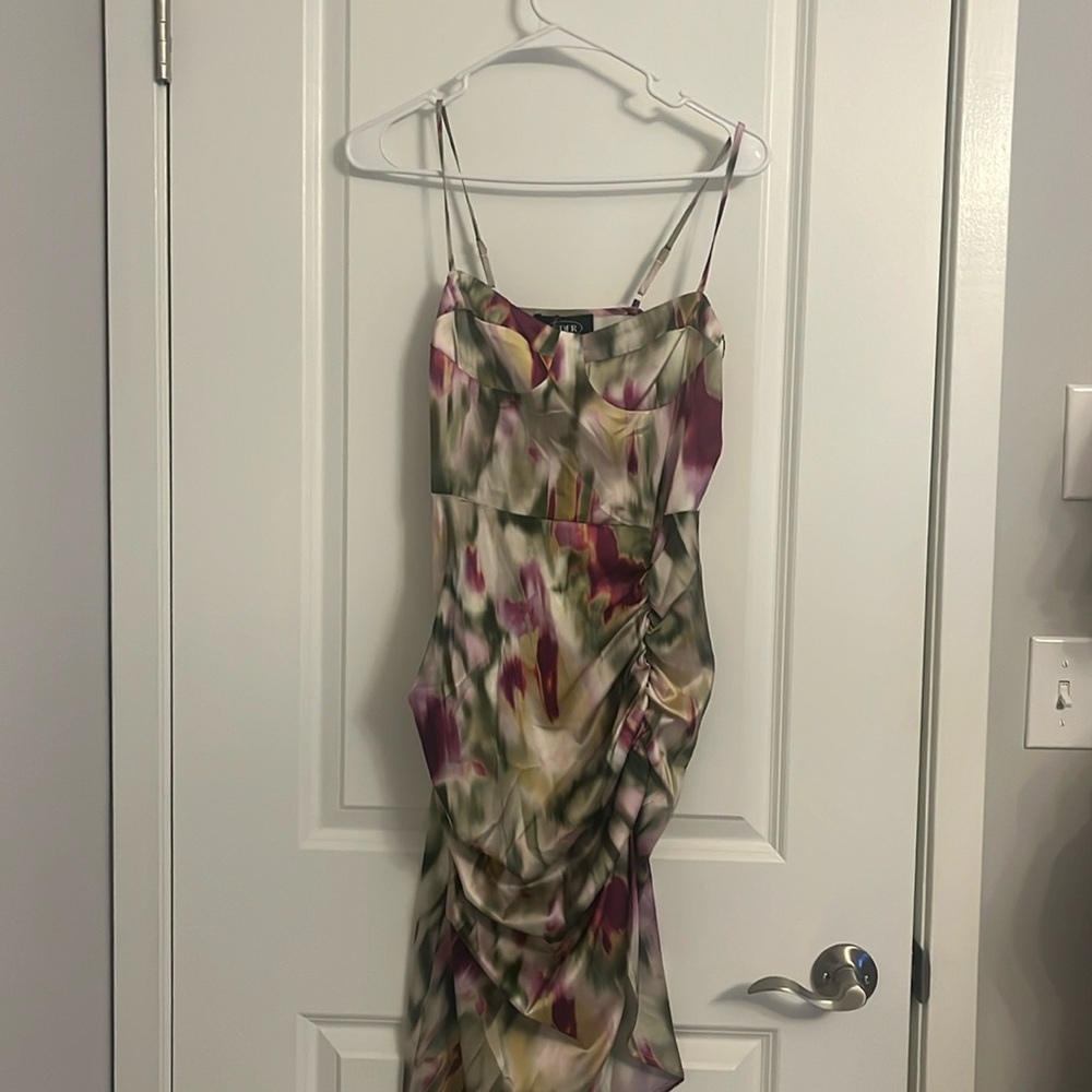 Cider Cocktail Dress NWT, Purple & Green, Size XS